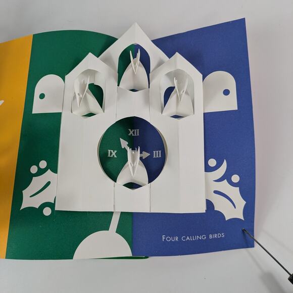 The 12 Days of Christmas : A Pop-Up Celebration 1996 Papercraft Tradition Story - Picture 6 of 12